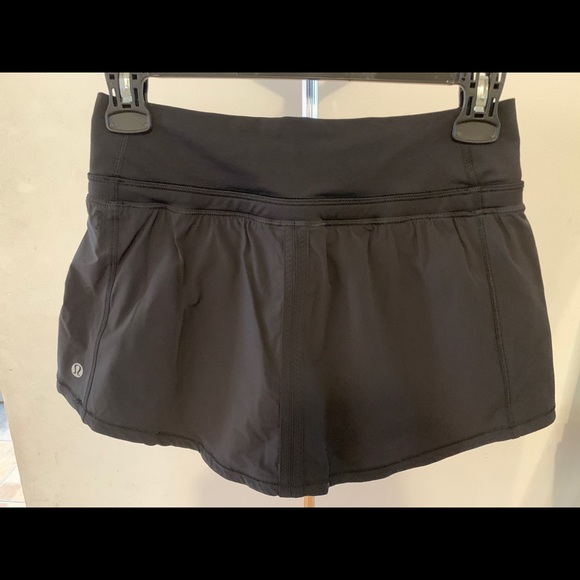 Lululemon Skort Shorts Black EUC 2 - Picture 8 of 10